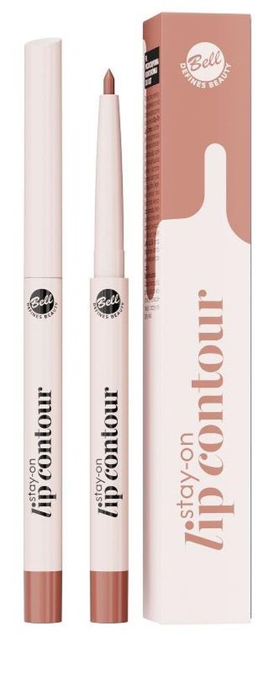 Bell, Stay-on Lip Contour, konturówka do ust, 01 warm nude, 026 g