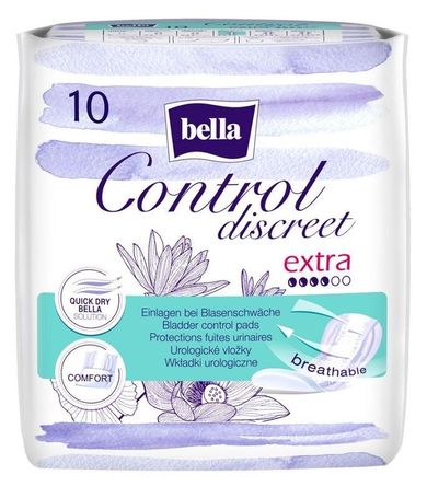 Bella, Control Discreet Extra, wkładki urologiczne, 10 szt.