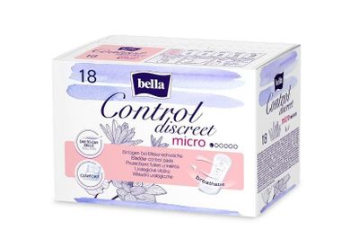 Bella, Control Discreet Micro, wkładki urologiczne, 18 szt.
