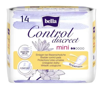 Bella, Control Discreet Mini, wkładki urologiczne, 14 szt.