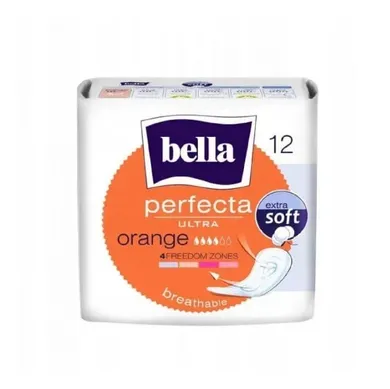 Bella, Perfecta Orange, podpaski higieniczne, 12 szt.