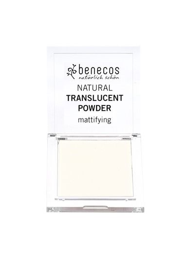 Benecos, Natural Translucent Mattifying Powder, naturalny transparentny puder matujący, Mission Invisible, 6.5g