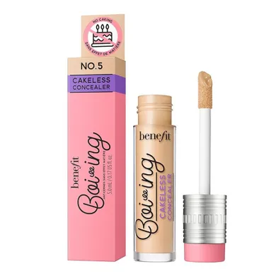 Benefit, Boi-Ing Cakeless Concealer, mocno kryjący korektor w płynie, 05 Light Warm, 5 ml