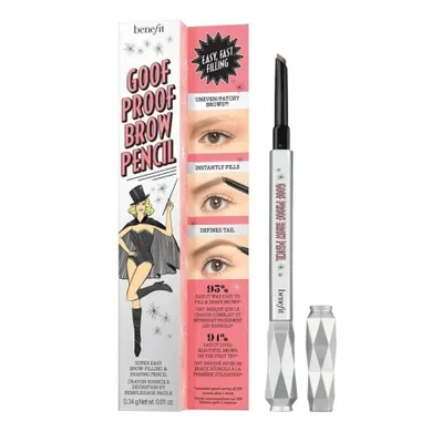 Benefit, Goof Proof Brow Pencil, kredka do brwi, 3.75 Warm Medium Brown 0.34g