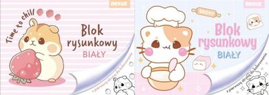 Beniamin, blok rysunkowy A4, 20 kartek, biały, 1 szt.