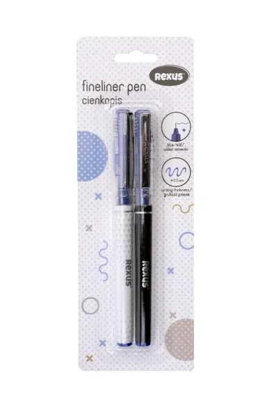 Beniamin, cienkopisy, niebieskie, 2 szt.