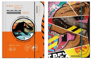 Beniamin, Jurassic Park, teczka z gumką, A4, 1 szt.