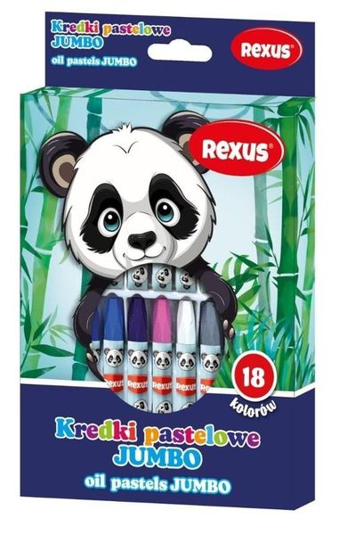 Beniamin, kredki pastelowe jumbo, 18 kolorów