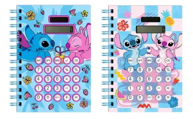 Beniamin, Lilo i Stitch, notes na spirali z kalkulatorem, B6, 80 kartek, 1 szt.