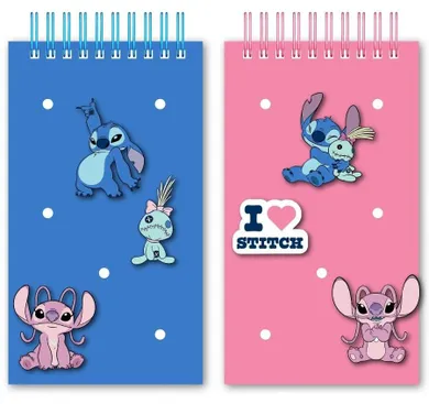 Beniamin, Lilo i Stitch, silikonowy notes na spirali, 15-8,5 cm, 1 szt.