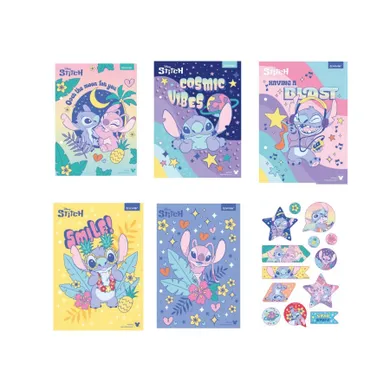 Beniamin, Lilo i Stitch, wkłady do segregatora, A5, 13 szt.