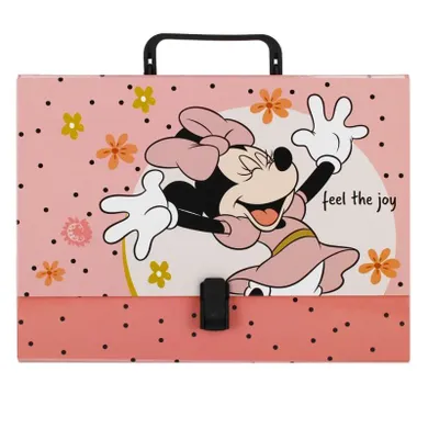 Beniamin, Myszka Minnie, teczka z rączką, A4, 65 mm, 1 szt.