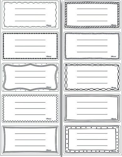 Beniamin, naklejki na zeszyty