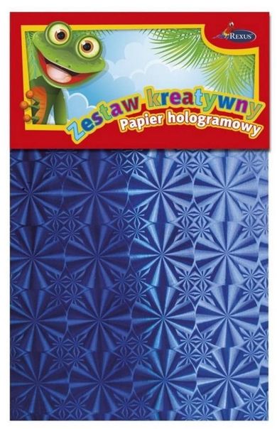 Beniamin, papier hologramowy, zestaw kreatywny, A4, 10 arkuszy