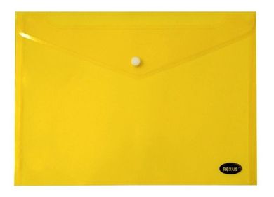 Beniamin, teczka kopertowa, na zatrzask, żółta, 235-335 mm, 1 szt.
