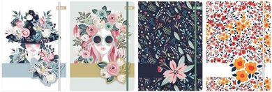 Beniamin, teczka z gumką, A4, Flower, 1 szt.