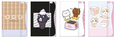 Beniamin, teczka z gumką A4, no name dziewczynka, 1 szt.