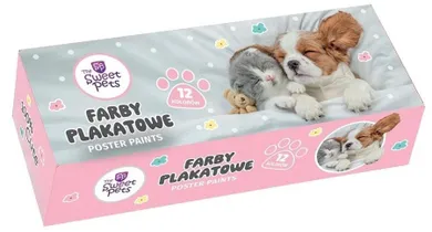 Beniamin, The Sweet Pets, farby plakatowe, 20 ml, 12 kolorów