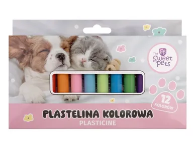 Beniamin, The Sweet Pets, plastelina szkolna, 12 kolorów