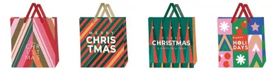 Beniamin, torebka świąteczna, duża, 30-42-12 cm, 1 szt.