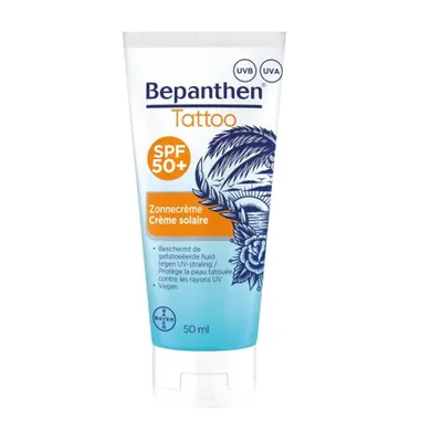 Bepanthen, Tattoo, krem przeciwsłoneczny, 50 ml