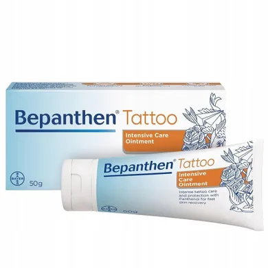 Bepanthen, Tattoo, maść do pielęgnacji wytatuowanej skóry, 50g