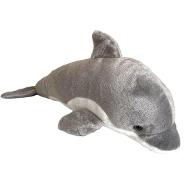 Beppe, Delfin, maskotka, szary, 33 cm