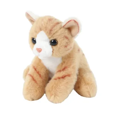 Beppe, kot, maskotka, rudy, 13 cm