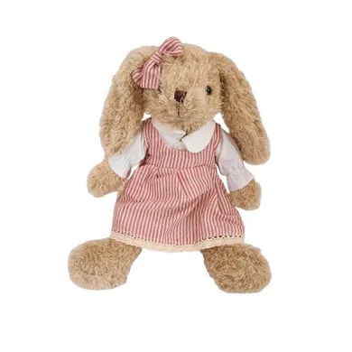 Beppe, Królik Rosalie, maskotka w czerwonej sukience, 30 cm