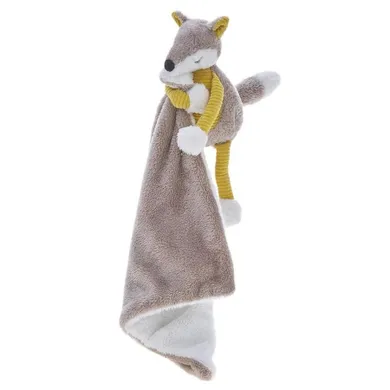 Beppe, Lis Axel, maskotka z kocykiem, beżowo-miodowy, 28-28 cm