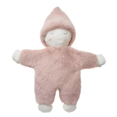 Beppe, Lulu, maskotka z grzechotką, pudrowy róż, 33 cm