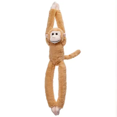 Beppe, Małpka wisząca, maskotka, beż, 55 cm