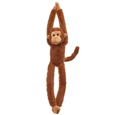 Beppe, Małpka wisząca, maskotka, brązowa, 55 cm