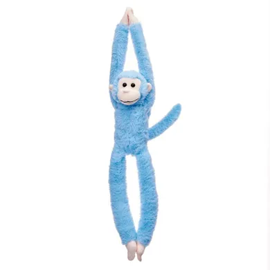 Beppe, Małpka wisząca, maskotka, niebieska, 55 cm