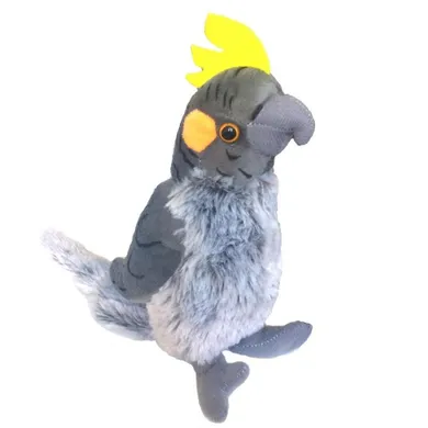 Beppe, Papuga nimfa, maskotka, szara, 17 cm