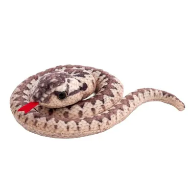 Beppe, Wąż zwinięty, maskotka, brązowy, 50 cm