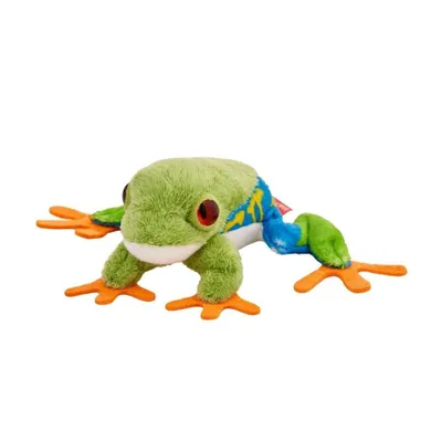 Beppe, Żaba drzewołaz, maskotka, niebiesko-żółty, 10 cm