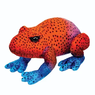 Beppe, Żaba, maskotka, czerwona, 13 cm