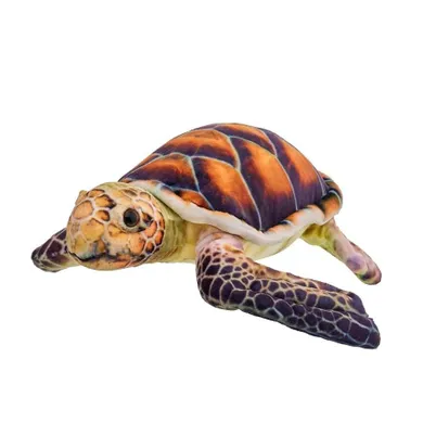 Beppe, Żółw, maskotka, brązowy, 28 cm