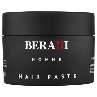 Berani, Homme Hair Paste, matująca pasta do stylizacji włosów dla mężczyzn, 100 ml