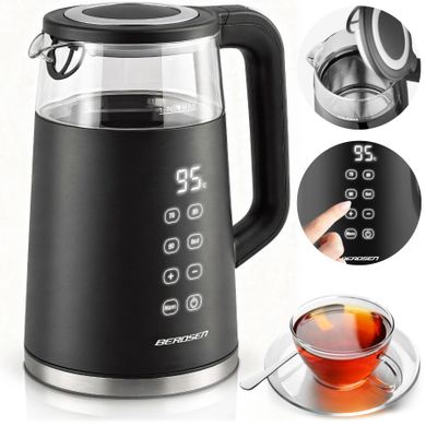 Berdsen, czajnik elektryczny, czarny, 1,7l, BD-707