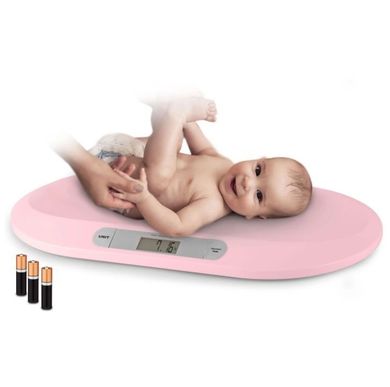 Berdsen, elektroniczna waga dla niemowląt, różowa