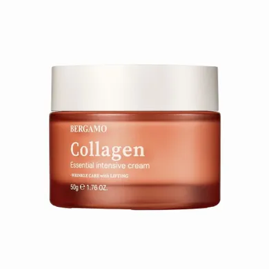 Bergamo, Collagen Essencial Intensive Cream, ujędrniający krem do twarzy z kolagenem, 50 g