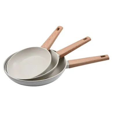 Bergner, Naturally, zestaw 3 patelni marmurkowych