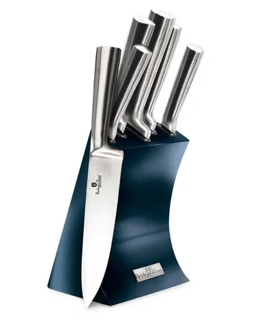 Berlinger Haus, Aquamarine, zestaw noży w stojaku