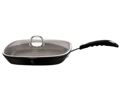 Berlinger Haus, Black Professional Line, patelnia grillowa, granitowa, 28 cm