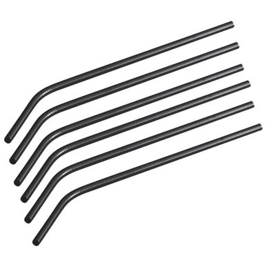 Berlinger Haus, Black Silver, słomki metalowe do napojów, BH-2984