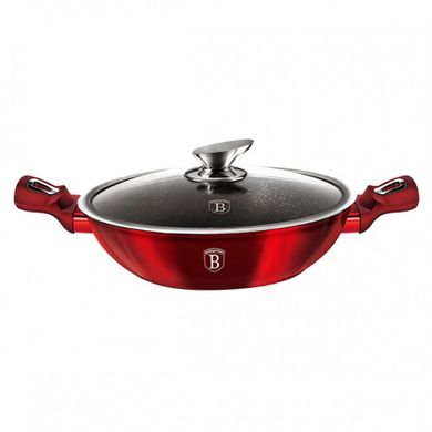 Berlinger Haus, Burgundy, wok, garnek granitowy, 4.8l