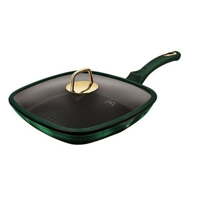 Berlinger Haus, Emerald Collection, patelnia grillowa z pokrywką, 28 cm