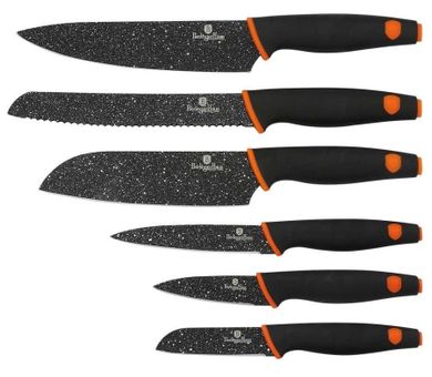 Berlinger Haus, Granit Diamond, zestaw 6 noży kuchennych